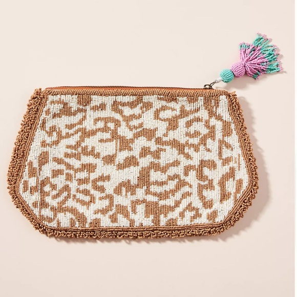 Anthropologie Handbags - Anthropologie NEW Harrison Embellished Pouch